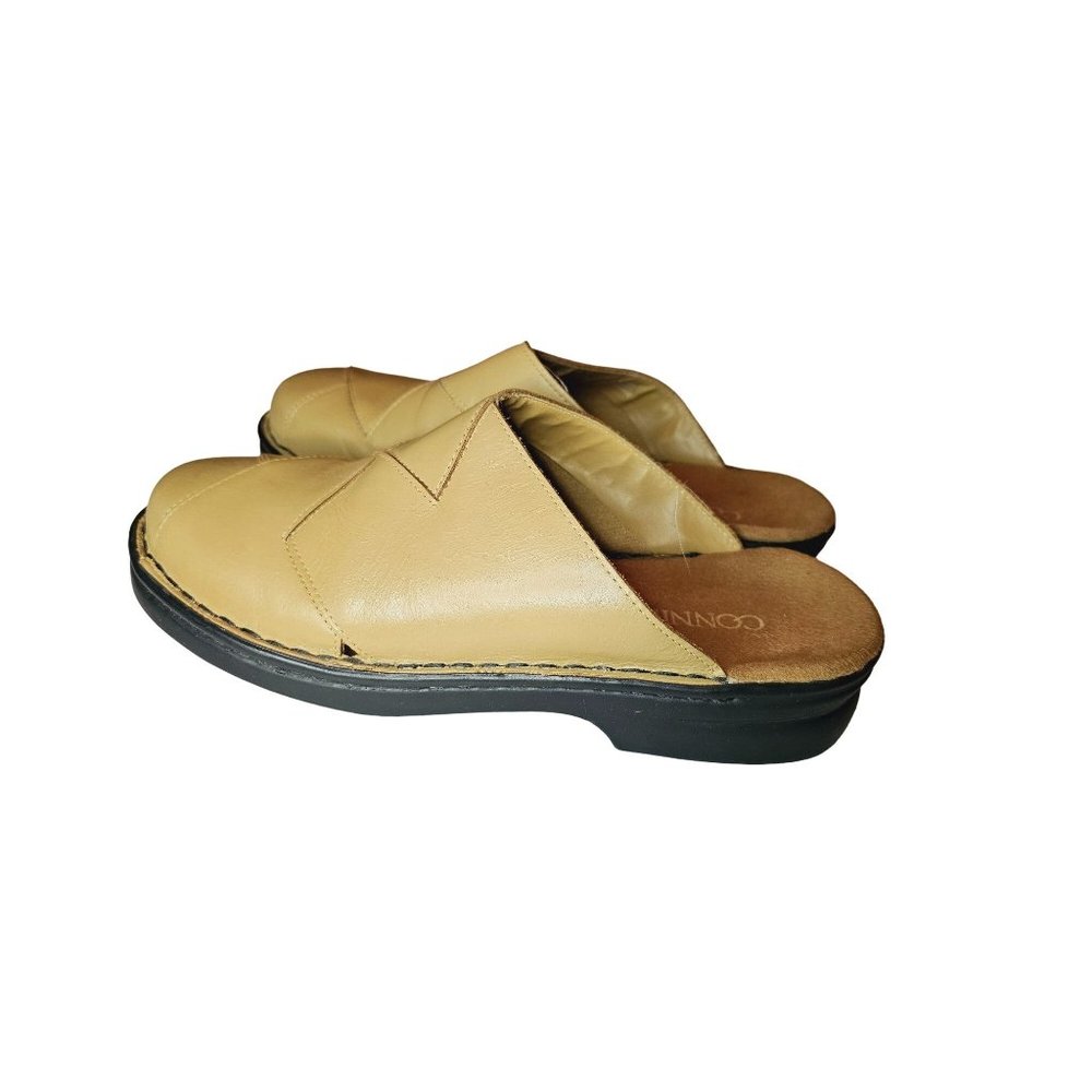 Connie leather mule‎ size 9 Brazilian made leather tan